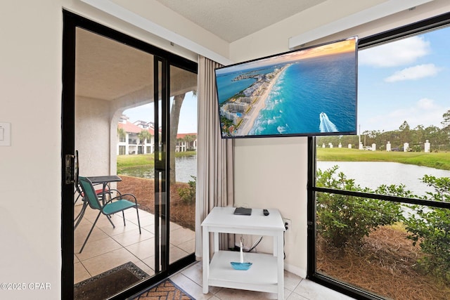 520 N Richard Jackson Blvd Unit 1804, Panama City Beach, FL 32407 - entryway with tile patterned floors