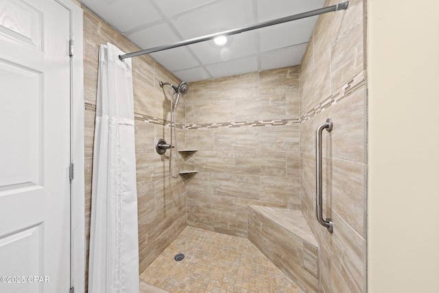 520 N Richard Jackson Blvd Unit 1804, Panama City Beach, FL 32407 - bathroom with tiled shower