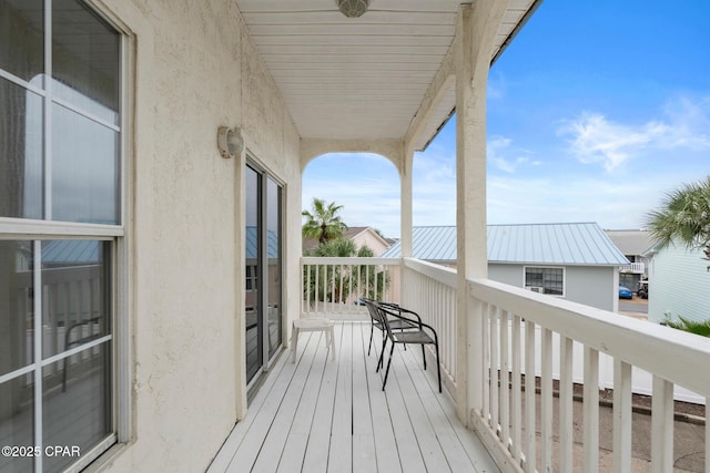 17878 Front Beach Rd Unit B2, Panama City Beach, FL 32413 - view of wooden terrace