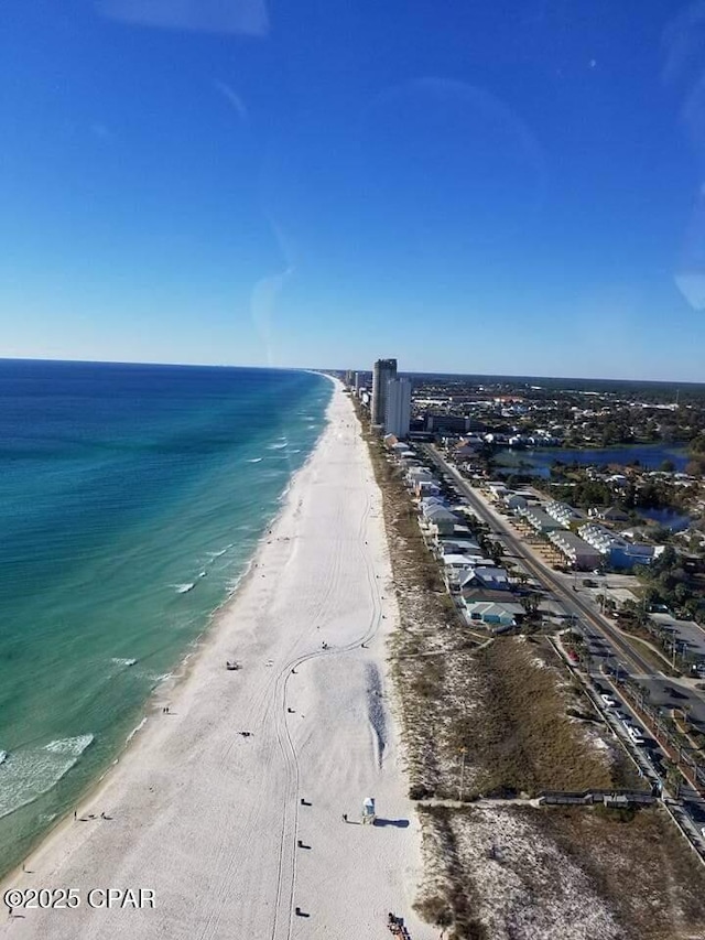 17878 Front Beach Rd Unit B2, Panama City Beach, FL 32413 - aerial view with a beach view and a water view
