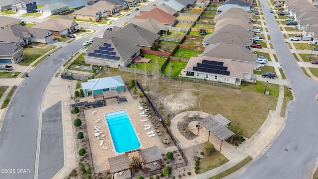 221 S Shoreview Dr, Panama City, FL 32404 - aerial view of residential area with a pool