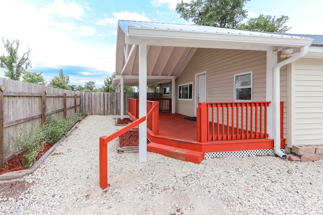 911 Indiana Ave, Lynn Haven, FL 32444 - wooden deck featuring a fenced backyard