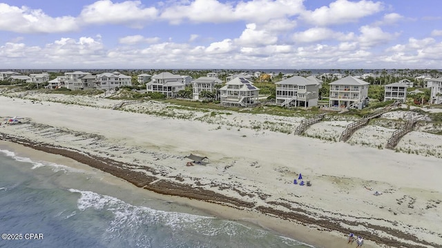 123 Sapodilla Ln, Port St Joe, FL 32456 - aerial view of residential area featuring expansive beach