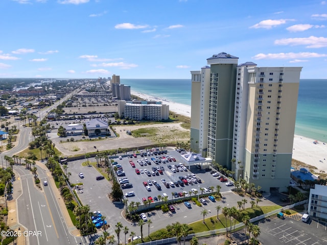 drone / aerial view of expansive beach