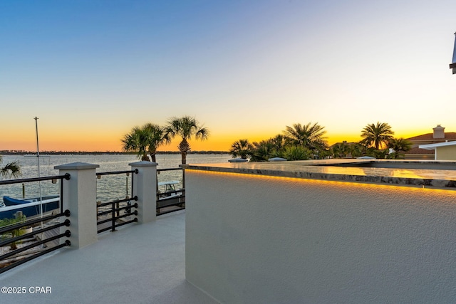 4522 Bay Point Rd, Panama City Beach, FL 32408 - exterior space with a water view