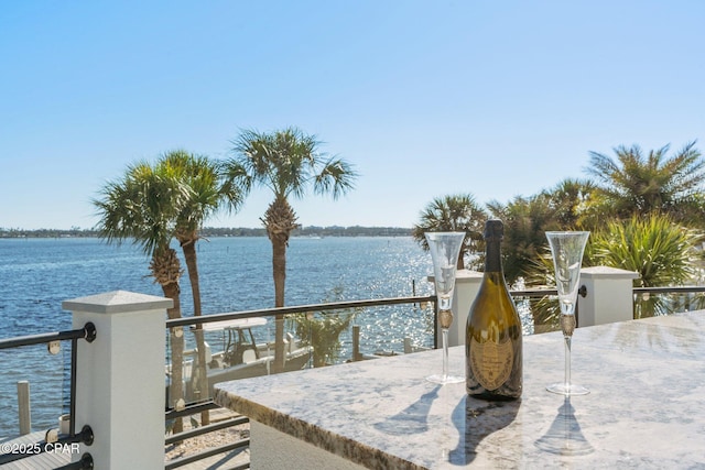 4522 Bay Point Rd, Panama City Beach, FL 32408 - dock area with a water view