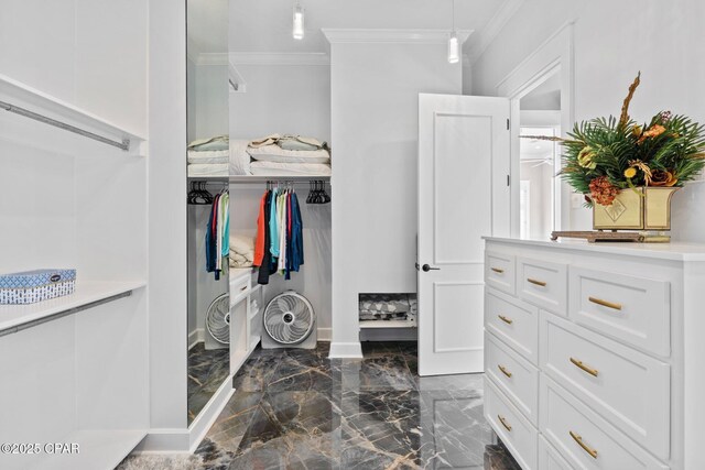 4522 Bay Point Rd, Panama City Beach, FL 32408 - spacious closet with marble finish floor