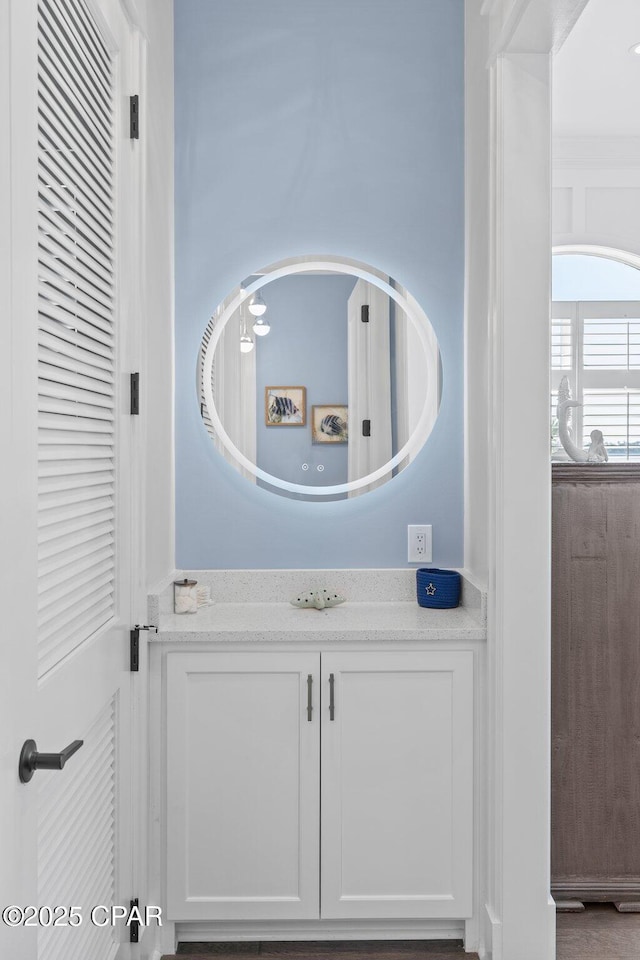 4522 Bay Point Rd, Panama City Beach, FL 32408 - bathroom featuring vanity