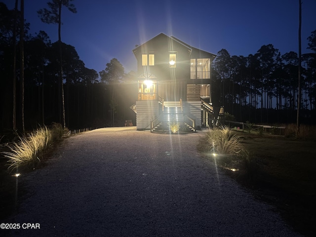 7603 Coastal Hammock Trl, Panama City Beach, FL 32413 - water view with stairway