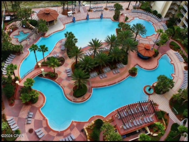 view of pool