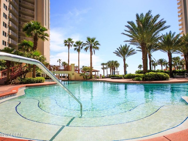 view of pool