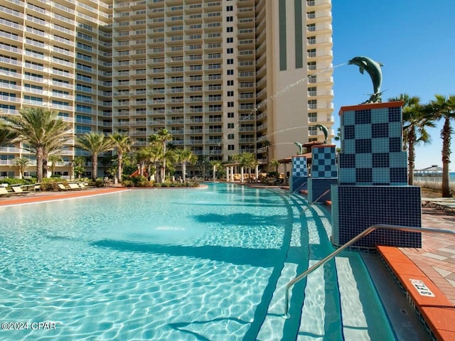 view of pool