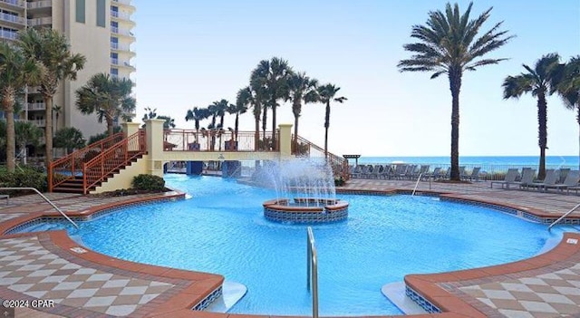 community pool featuring a patio