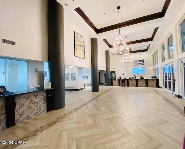 lobby with visible vents
