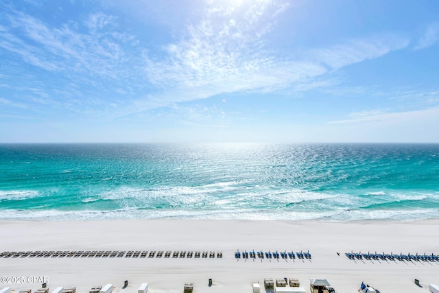 5801 Thomas Dr Unit 1216, Panama City Beach, FL 32408 - property view of water with a beach view