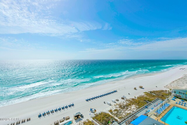 5801 Thomas Dr Unit 1216, Panama City Beach, FL 32408 - water view with a view of the beach