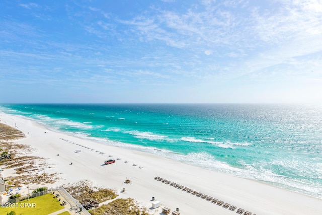 5801 Thomas Dr Unit 1216, Panama City Beach, FL 32408 - view of water feature with a beach view