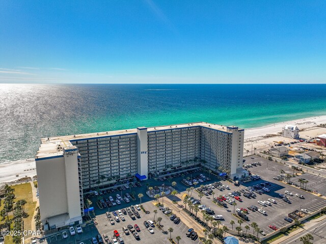 5801 Thomas Dr Unit 1216, Panama City Beach, FL 32408 - bird's eye view with a beach view and a water view
