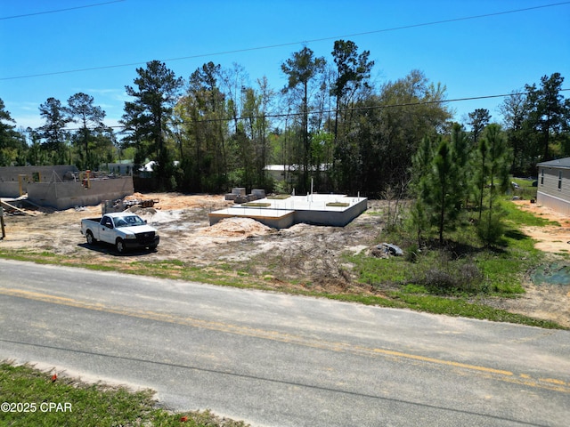 view of asphalt road