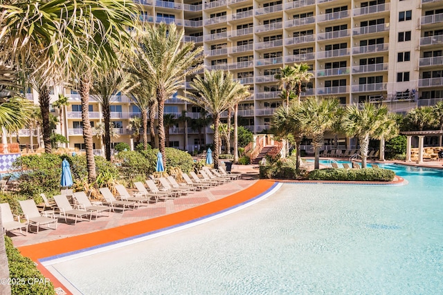 9900 S Thomas Dr Unit 1719, Panama City Beach, FL 32408 - view of community pool