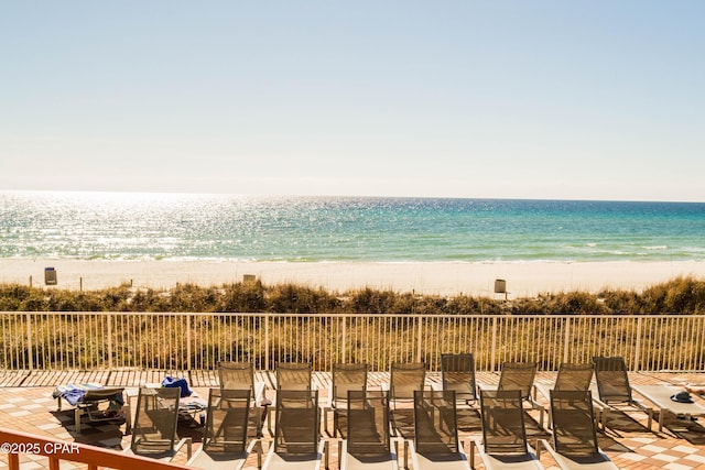 9900 S Thomas Dr Unit 1719, Panama City Beach, FL 32408 - water view featuring local beach