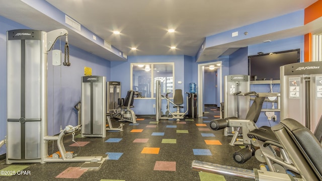 9900 S Thomas Dr Unit 1719, Panama City Beach, FL 32408 - view of exercise room