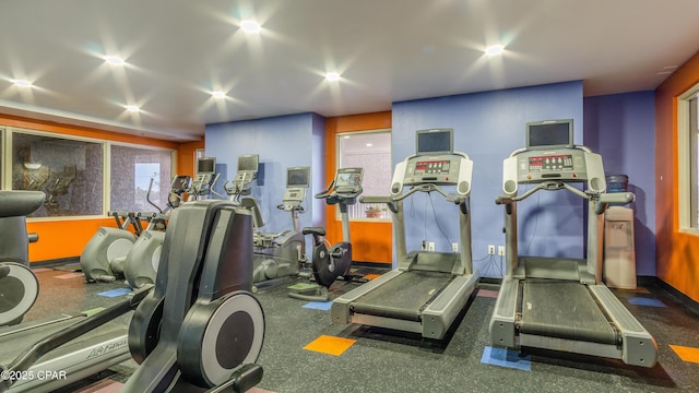 9900 S Thomas Dr Unit 1719, Panama City Beach, FL 32408 - view of exercise room