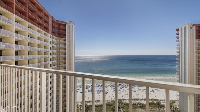 9900 S Thomas Dr Unit 1719, Panama City Beach, FL 32408 - water view with local beach