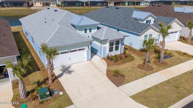 birds eye view of property featuring a residential view