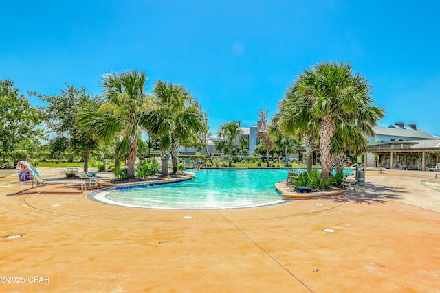pool featuring a patio
