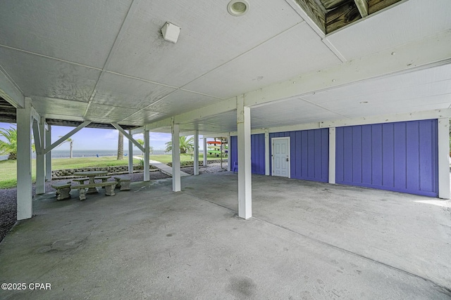 7124 Leeward St, Port St Joe, FL 32456 - view of patio / terrace featuring an attached carport