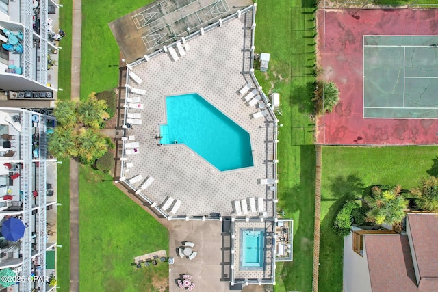 aerial view