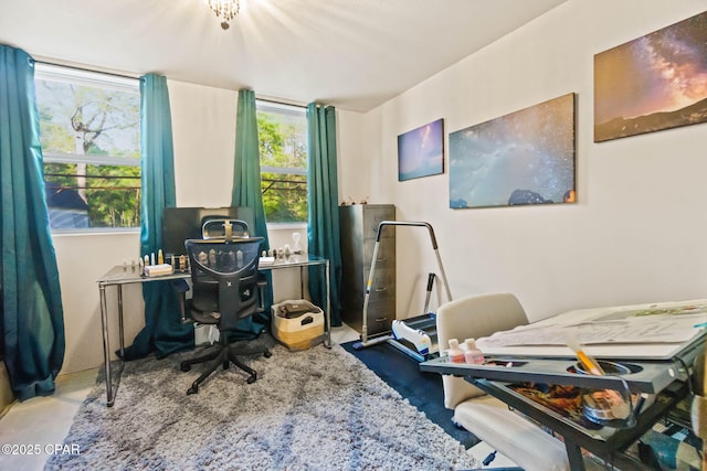 view of office space