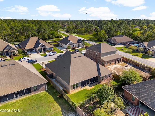 31 Viper Rd, Santa Rosa Beach, FL 32459 - birds eye view of property featuring a forest view and a residential view