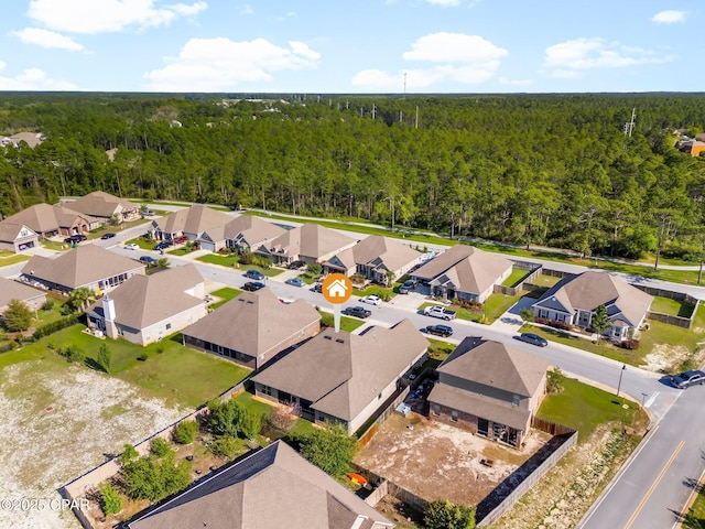 31 Viper Rd, Santa Rosa Beach, FL 32459 - drone / aerial view with a forest view and a residential view