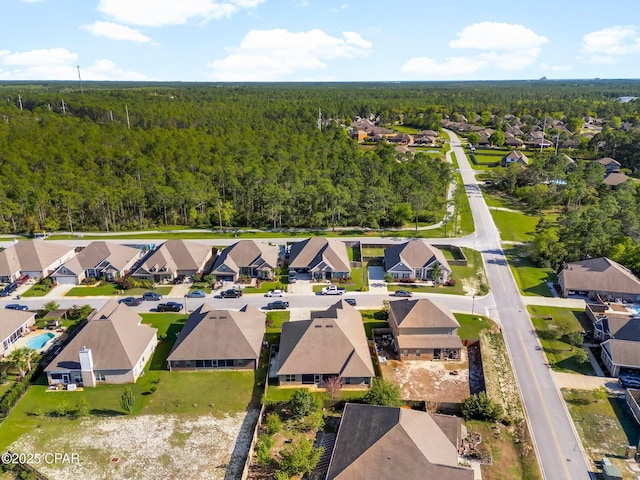 31 Viper Rd, Santa Rosa Beach, FL 32459 - drone / aerial view with a residential view and a view of trees