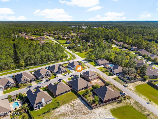 31 Viper Rd, Santa Rosa Beach, FL 32459 - aerial view with a residential view and a view of trees