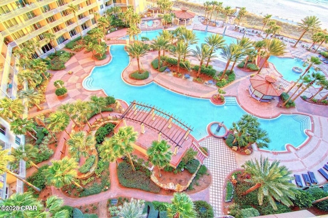 aerial view