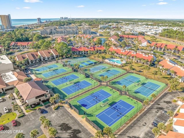 520 N Richard Jackson Blvd Unit 2209, Panama City Beach, FL 32407 - birds eye view of property featuring a water view