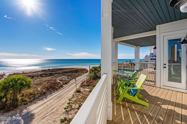 12401 Front Beach Rd, Panama City Beach, FL 32407 - balcony with a water view and a beach view