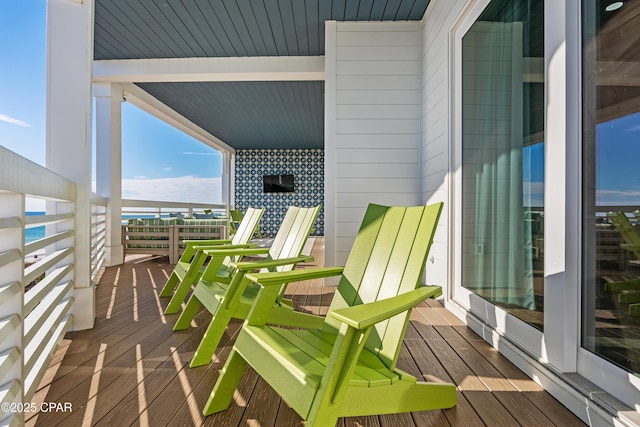 12401 Front Beach Rd, Panama City Beach, FL 32407 - view of wooden terrace