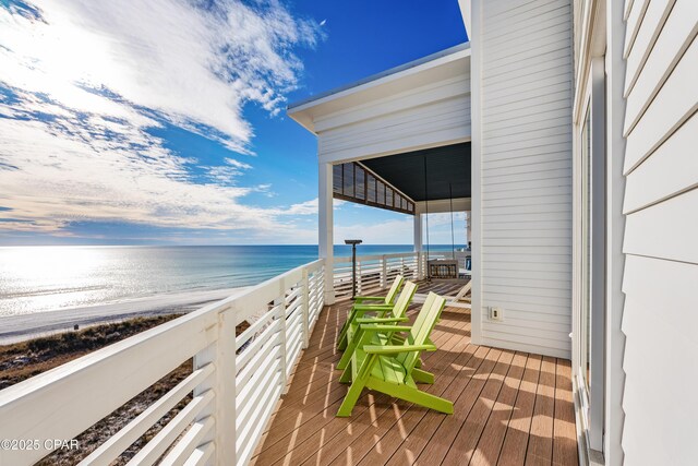 12401 Front Beach Rd, Panama City Beach, FL 32407 - exterior space with a view of the beach and a water view