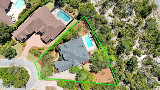 drone / aerial view