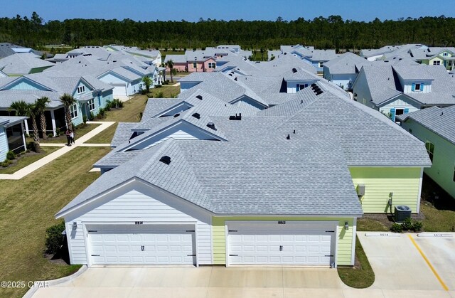 birds eye view of property featuring a residential view