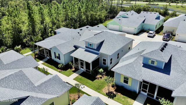 birds eye view of property featuring a residential view