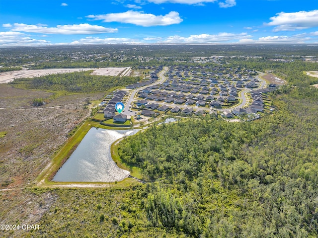 3946 Whitehead Blvd, Panama City, FL 32404 - birds eye view of property featuring a residential view and a water view