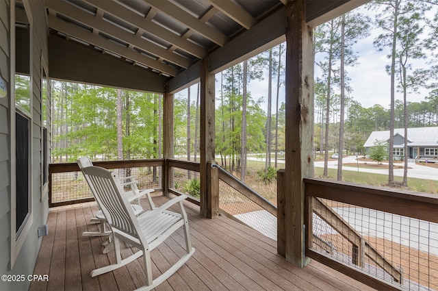 view of deck
