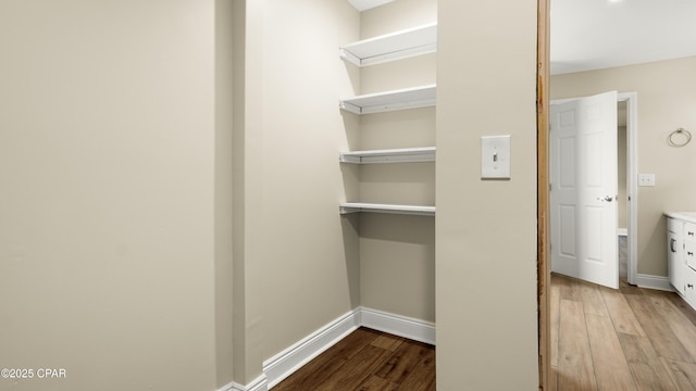 view of closet