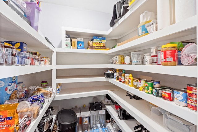 view of storage area
