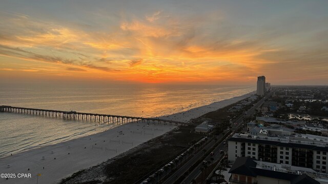 15928 Front Beach Rd Unit 3 2005, Panama City Beach, FL 32413 - balcony featuring view of water and beach